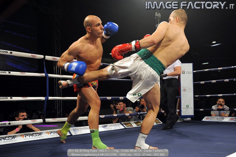 2011-04-30 Ring Rules 1480 K-1 - 71kg - Ovidio Mihali ITA - Danilo Fanfano ITA.jpg